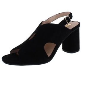 Louise Et Cie Black Suede strap heels